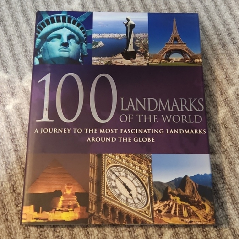 100 Landmarks Of The World Book Unique Places Liberty Bell Atomium Giza Alhambra